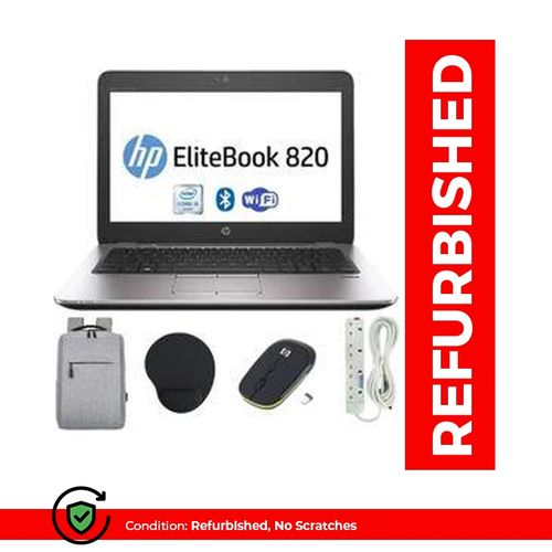 EliteBook 820 G3 Laptop Intel Core i5, 16GB RAM, 512GB SSD, 12.5" FHD, Drivers, Basic Software, Office Ready Windows 11 Pro + Free Bag + Charger + Wireless Mouse + Mouse Pad + Free Extension.