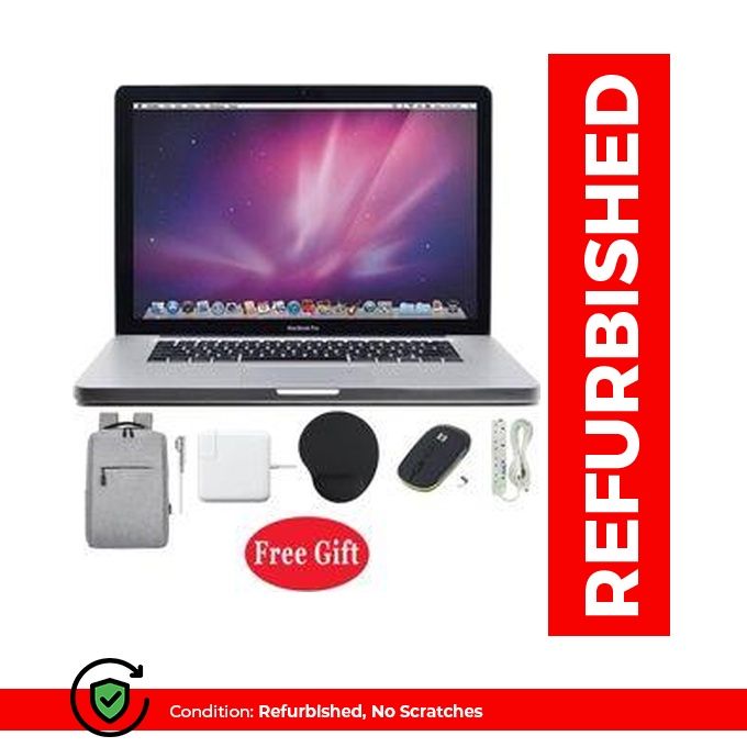 Apple 8GB RAM, 1TB HDD Laptops Refurbished MacBook Pro 13" Core I5 Laptop, Mac Os Installed + Free Bag + Charger + Wireless Mouse,Mousepad + Extension.