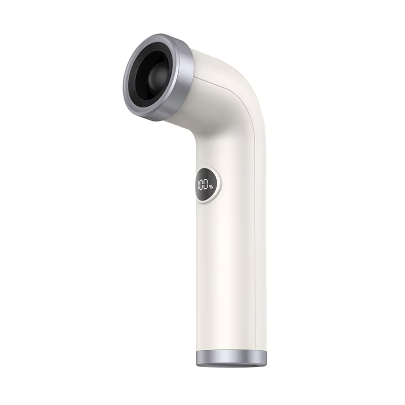 2026 new creative and fashionable bladeless high-speed turbine violent elbow handheld small fan hair dryer digital display