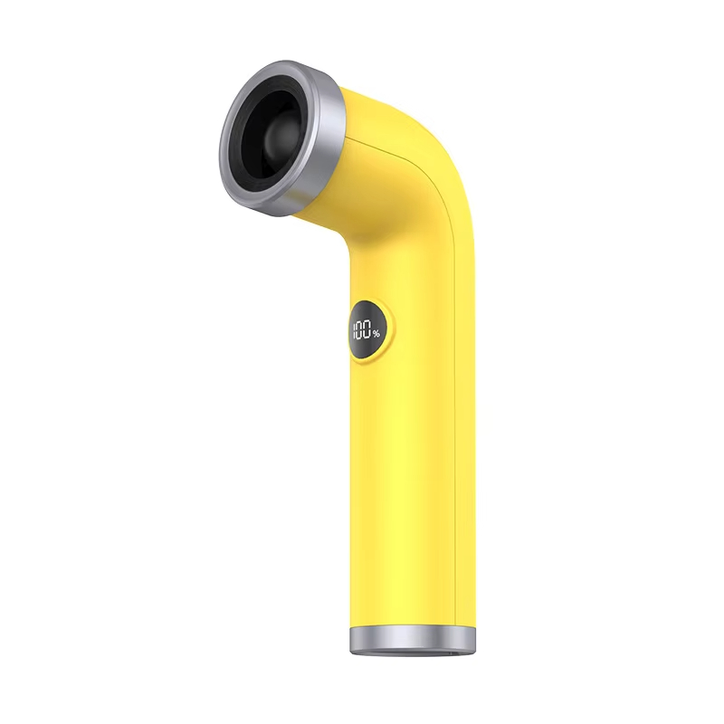 2026 new creative and fashionable bladeless high-speed turbine violent elbow handheld small fan hair dryer digital display
