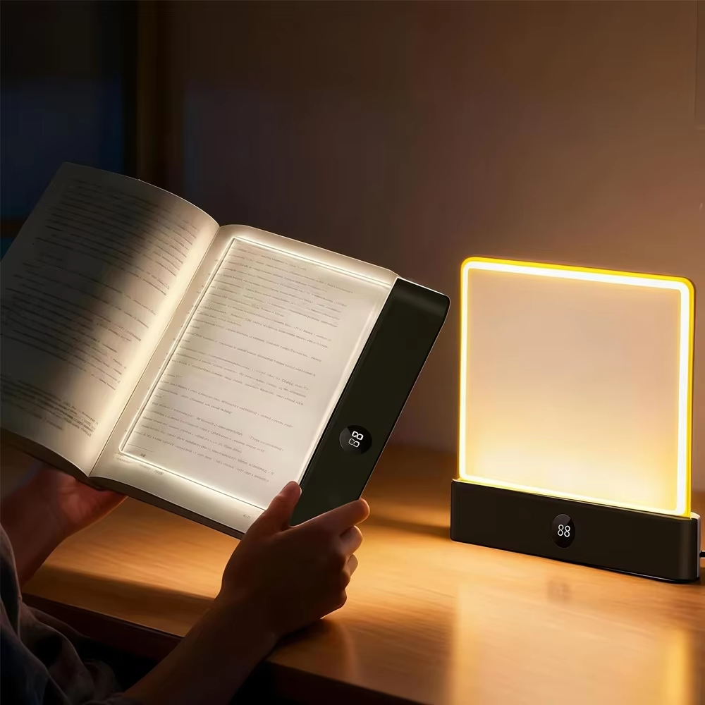 New LED Flat Panel Night Vision Reading Light Eye Protection Reading Light Student Night Light Creative LED Book Eye Care Light