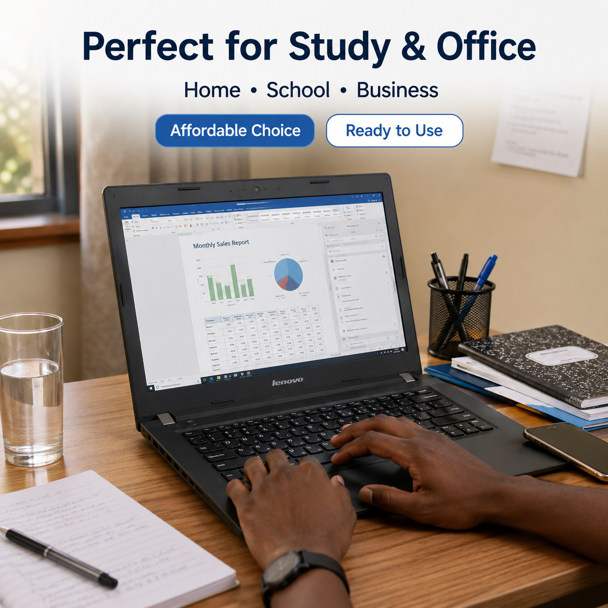 Refurbished Laptops, Lenovo E40-80 laptop, 14.6-inch monitor, Intel i5 5th generation CPU, 8GB RAM, 120GB SSD，Headphones Mouse Speaker Laptop Stand Mouse Pad as gift,computer