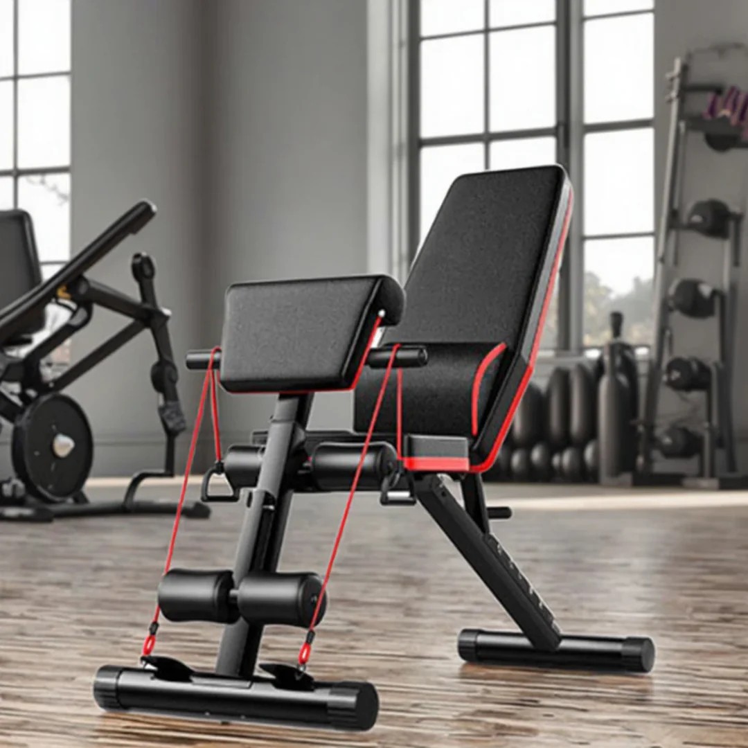 Gym Bench – Adjustable Weight Bench for Home Gym , Flat & Incline Workout Bench, Heavy Duty Fitness Bench for Dumbbell, Bench Press & Full Body Training Equipment