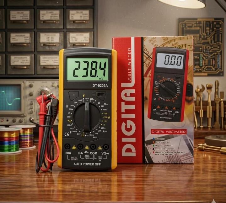 ON STOCK🩸🩸LCD Digital Multimeter Voltmeter ACDC Tester
✨Every qualified electrician knows the value of having an accurate professional digital multimeter in his or her tool box. This is a very usefu