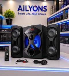 🔊Sound effects are better and shocking🦋🦋AILYONS ELP2506K 2.1CH Subwoofer Home Theatre Multimedia Bluetooth Speaker System‼️‼️Speakers boast intuitive sound features, allowing you to tailor performa