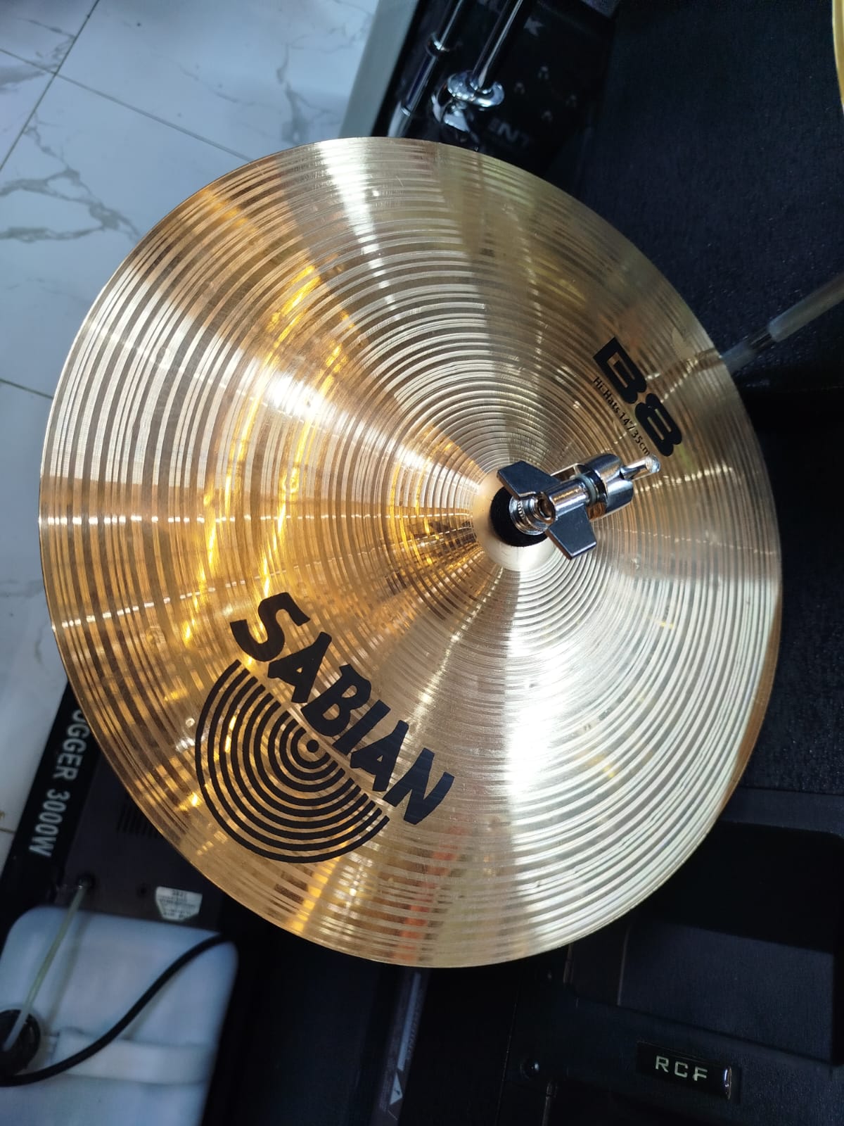 Sabian B8 14-Inch Hi Hat Cymbal Pair (Golden)