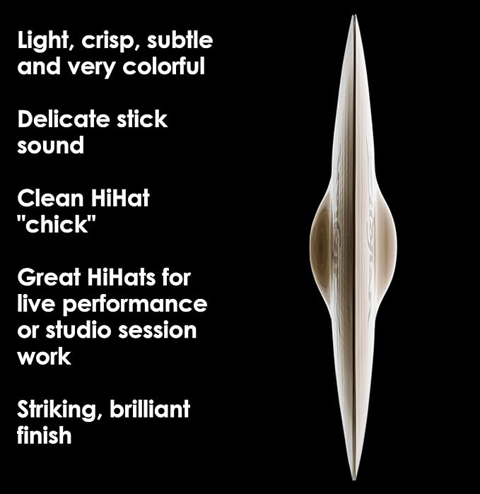 Sabian B8 14-Inch Hi Hat Cymbal Pair (Golden)
