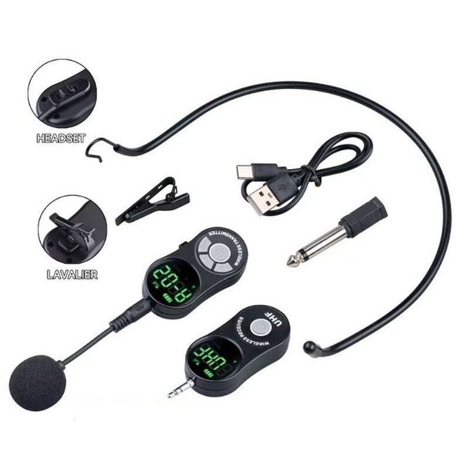 Saeapu TTD 820 Headset Wireless Microphone – Hands-Free Wireless Mic System