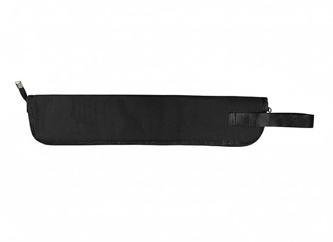 Universal Drum Stick Bag, Black Drumstick Case Holder for All Drumsticks and Percussion Mallets, Essential Drum Set Accessory with Hanging Loop, Easy Access and Secure Storage (Black)