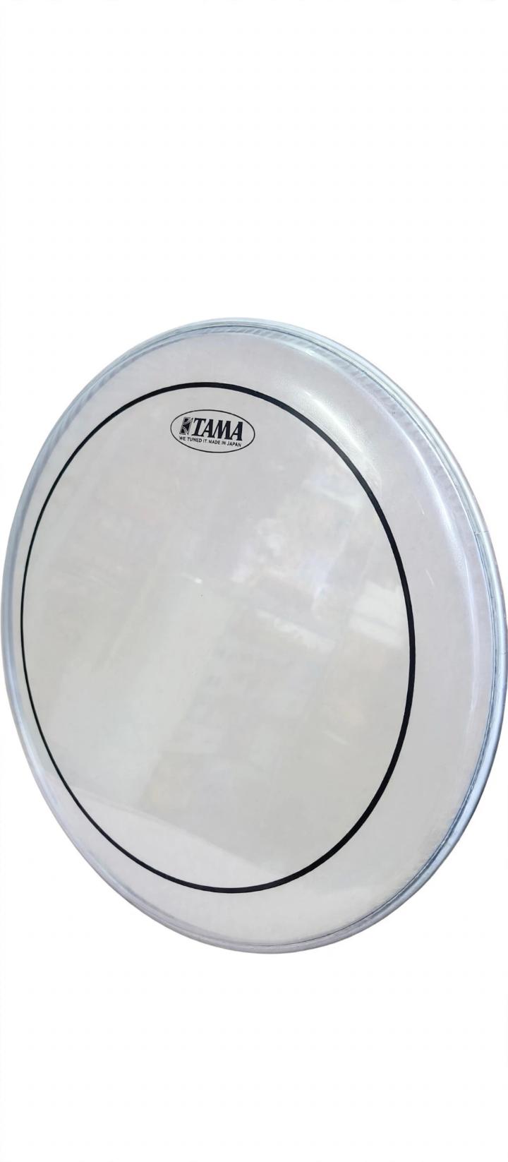 14" diameter clear pinstripe Tama marching tenor drum head