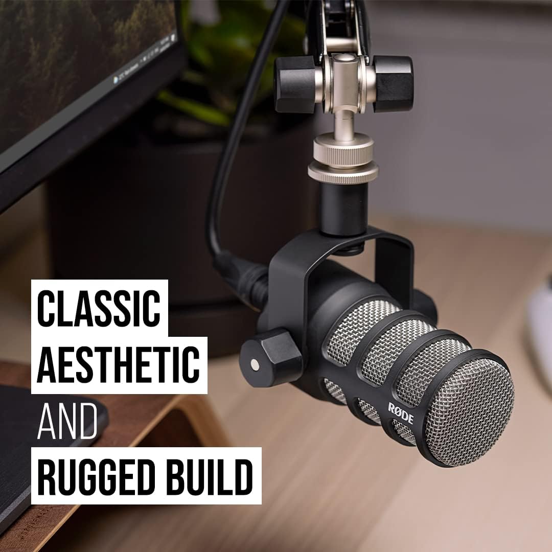 Rode PodMic Broadcast-Grade Dynamic Microphone for Podcast Application