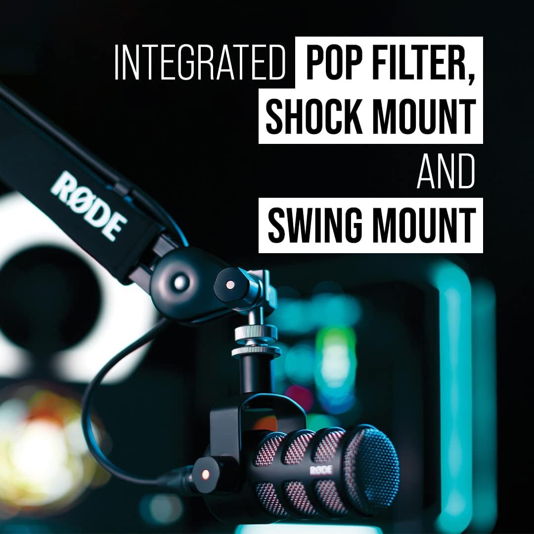 Rode PodMic Broadcast-Grade Dynamic Microphone for Podcast Application
