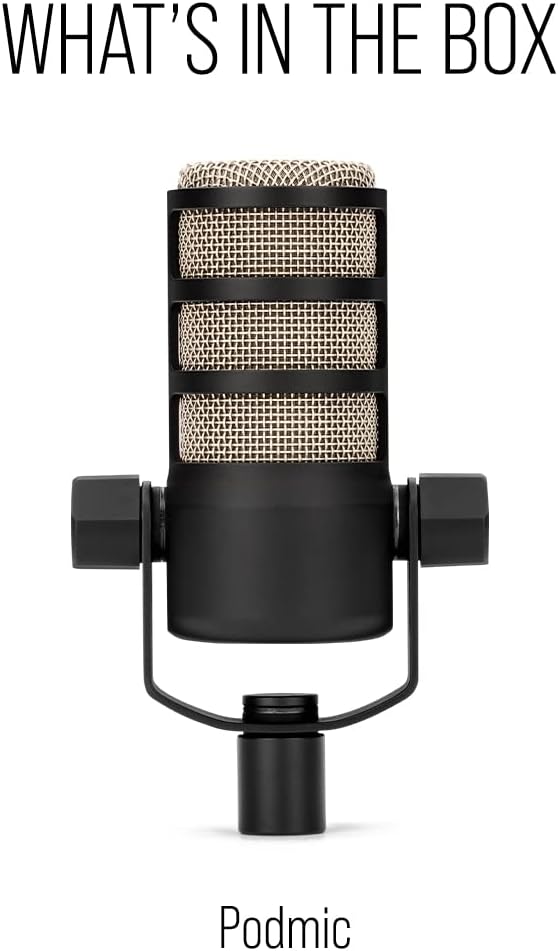 Rode PodMic Broadcast-Grade Dynamic Microphone for Podcast Application