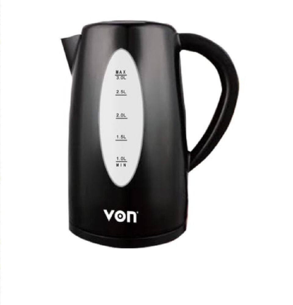 *Von Cordless Kettle(3ltrs)