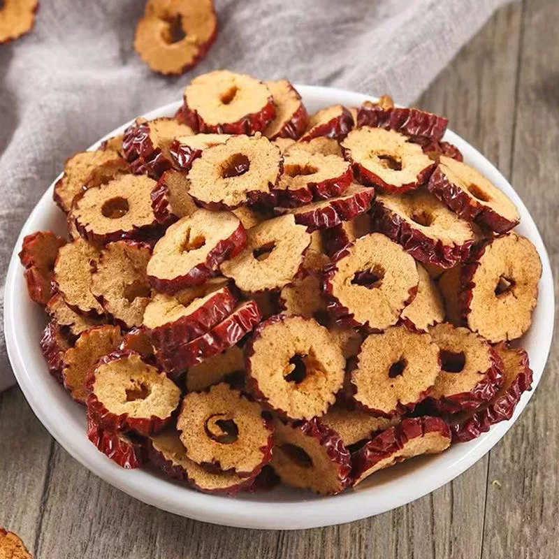 Canned seedless jujube slices, brewed with tea water Canned seedless jujube slices, brewed with tea water