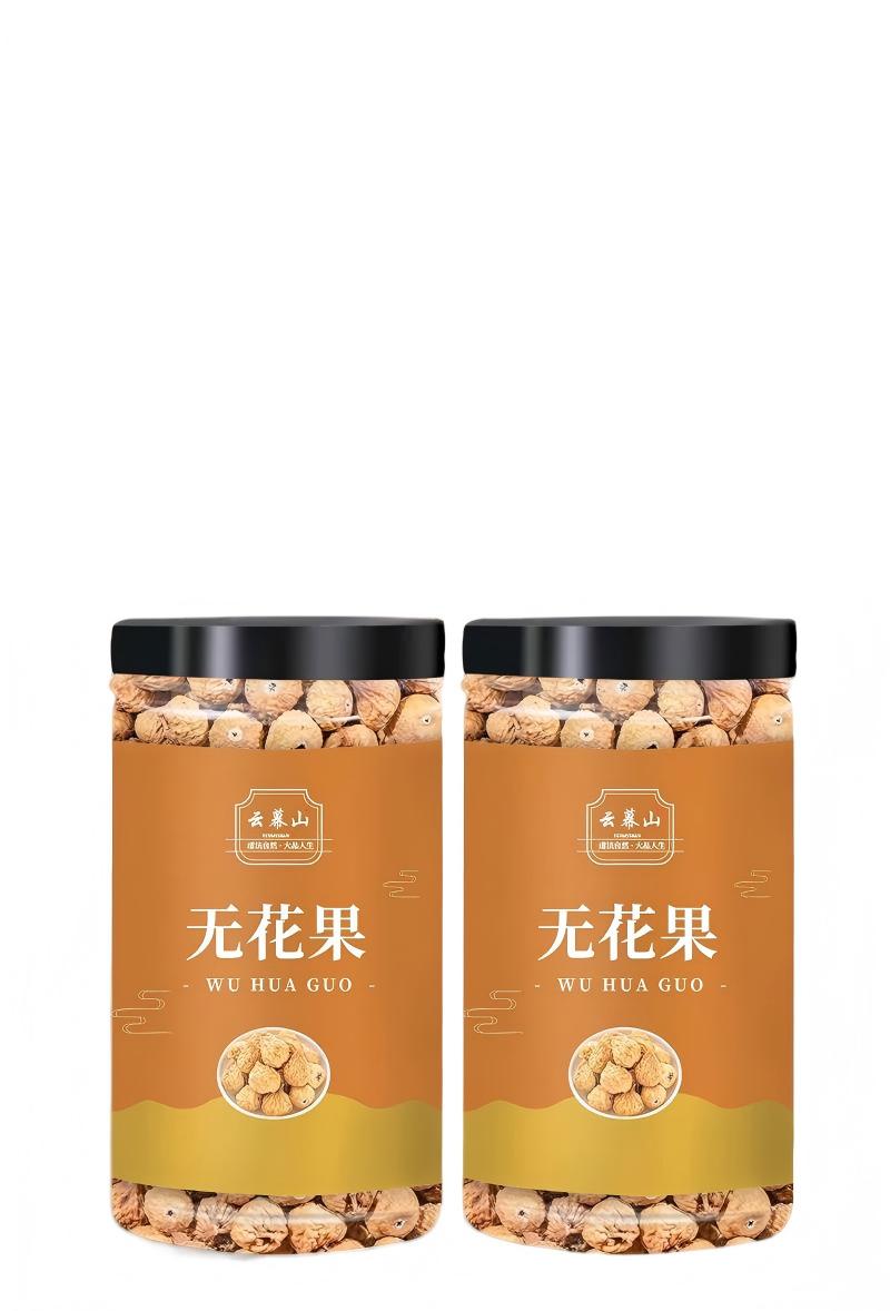 Newly canned figs, dried figs, original color dried fruits, selected fresh and plump 400g