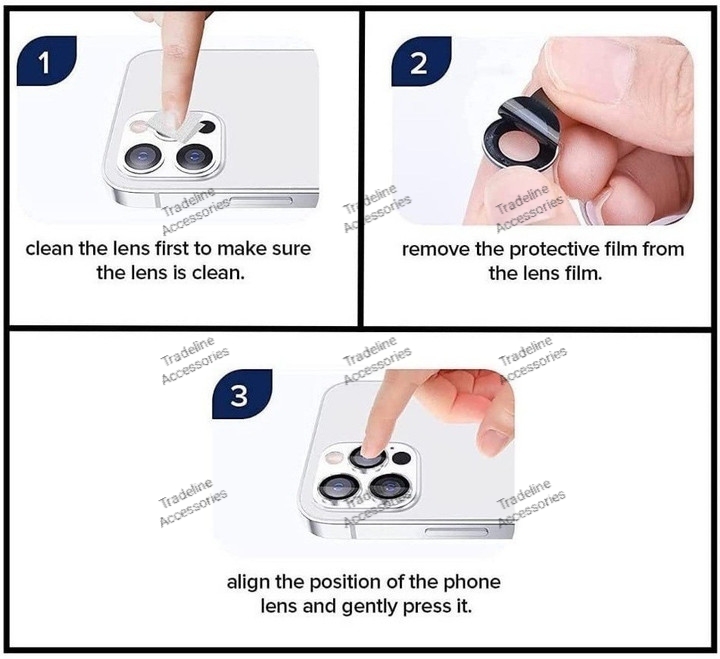 Iphone 11,12,13, 14,15,16,17 (Pro,Pro Max,Air,E) Metal Ring Camera Lens Protector available in Plain and shiny/diamond/glitters(Black,Silver,Gold ,orange and diaomond )