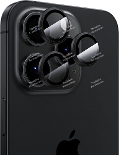 Iphone 11,12,13, 14,15,16,17 (Pro,Pro Max,Air,E) Metal Ring Camera Lens Protector available in Plain and shiny/diamond/glitters(Black,Silver,Gold ,orange and diaomond )