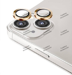 Iphone 11,12,13, 14,15,16,17 (Pro,Pro Max,Air,E) Metal Ring Camera Lens Protector available in Plain and shiny/diamond/glitters(Black,Silver,Gold ,orange and diaomond )