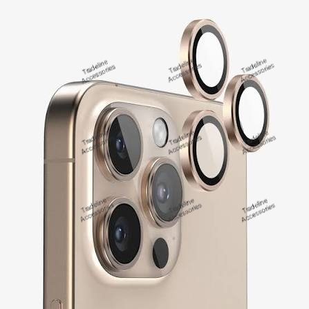 Iphone 11,12,13, 14,15,16,17 (Pro,Pro Max,Air,E) Metal Ring Camera Lens Protector available in Plain and shiny/diamond/glitters(Black,Silver,Gold ,orange and diaomond )