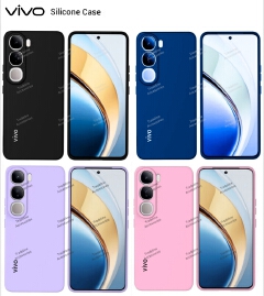 Vivo V40 Lite ,Y21d/Y31 5G Original Liquid Silicone Phone Case/Cover in Black,Blue ,Pink and Light Purple(Lilac)
