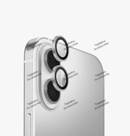 Iphone 11,12,13, 14,15,16,17 (Pro,Pro Max,Air,E) Metal Ring Camera Lens Protector available in Plain and shiny/diamond/glitters(Black,Silver,Gold ,orange and diaomond )