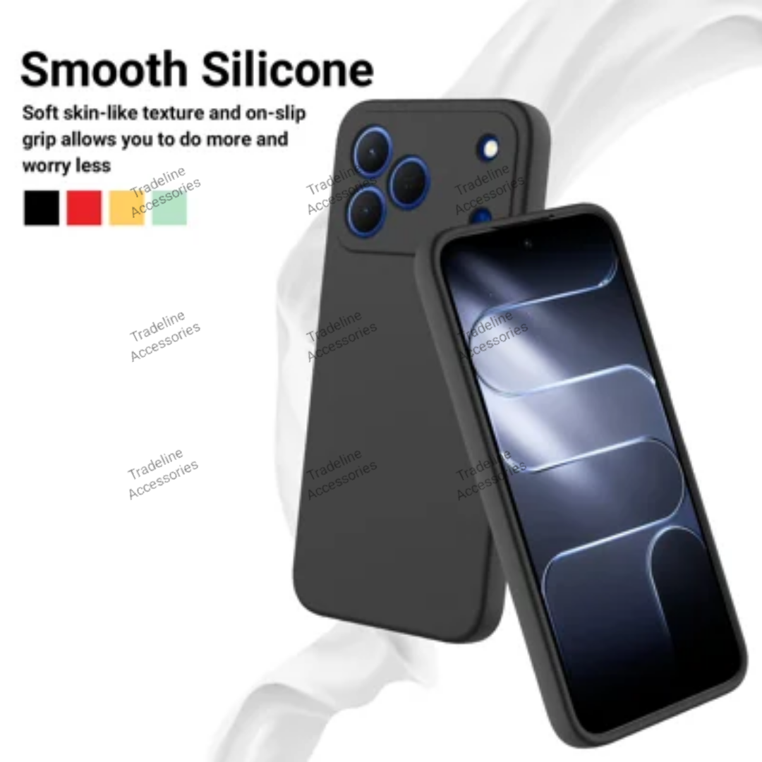 Tecno Spark 50 Black soft silicone phone case/Cover