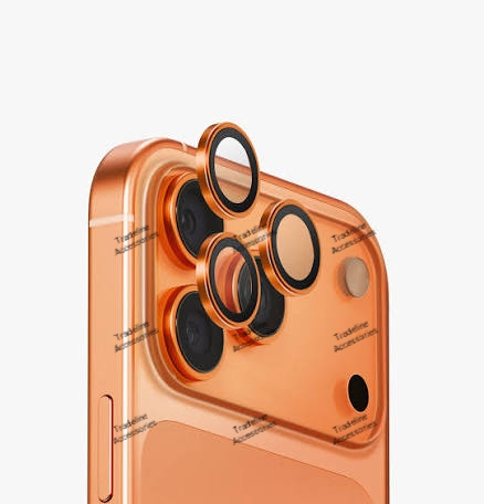 Iphone 11,12,13, 14,15,16,17 (Pro,Pro Max,Air,E) Metal Ring Camera Lens Protector available in Plain and shiny/diamond/glitters(Black,Silver,Gold ,orange and diaomond )