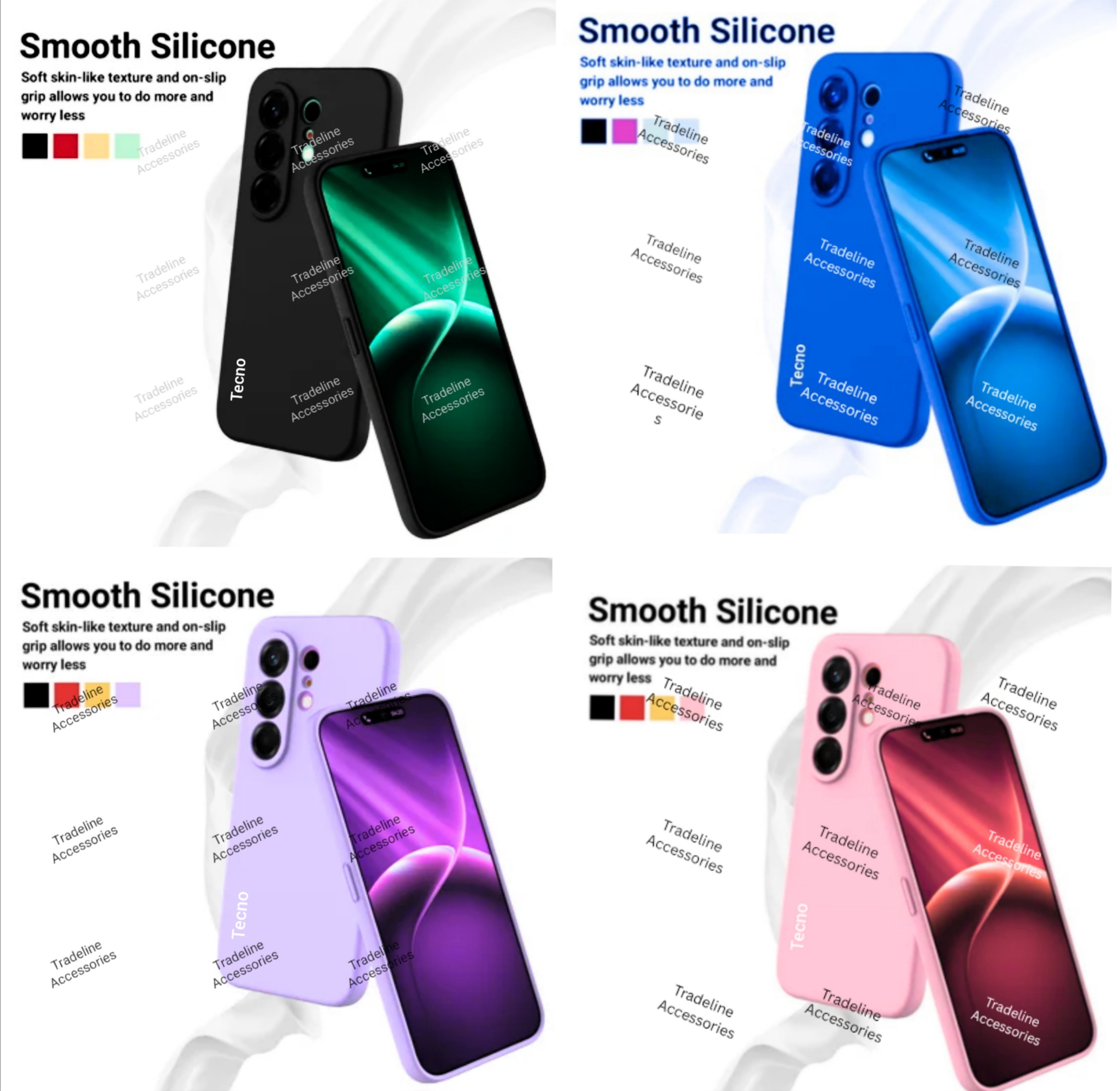 Tecno Camon 40,Camon 50 (Pro,Ultra) Original Liquid Silicone phone Case/Cover