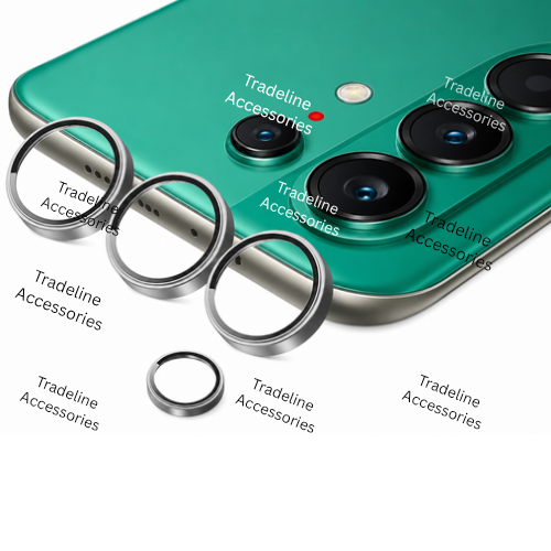 Tecno Camon 40/ 40 Pro ,Camon 50/50 Pro/50 Ultra (Black,Silver,Gold) Metal Ring Camera Lens Protector