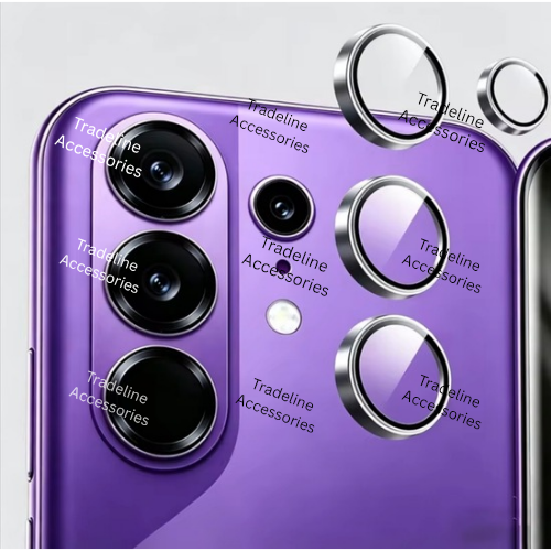 Tecno Camon 40/ 40 Pro ,Camon 50/50 Pro/50 Ultra (Black,Silver,Gold) Metal Ring Camera Lens Protector