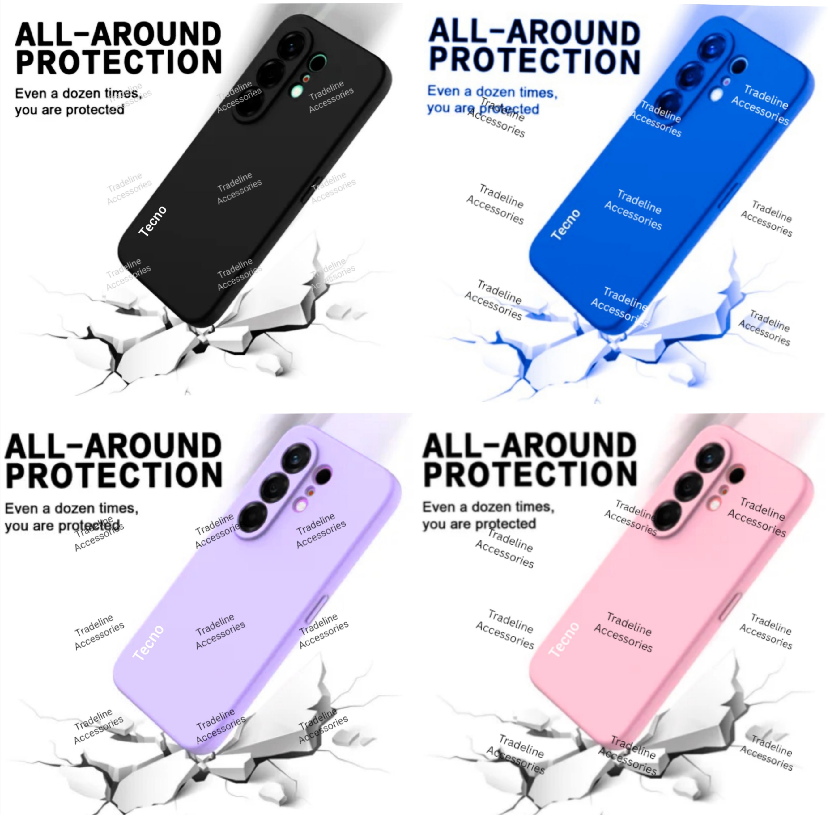 Tecno Camon 40,Camon 50 (Pro,Ultra) Original Liquid Silicone phone Case/Cover