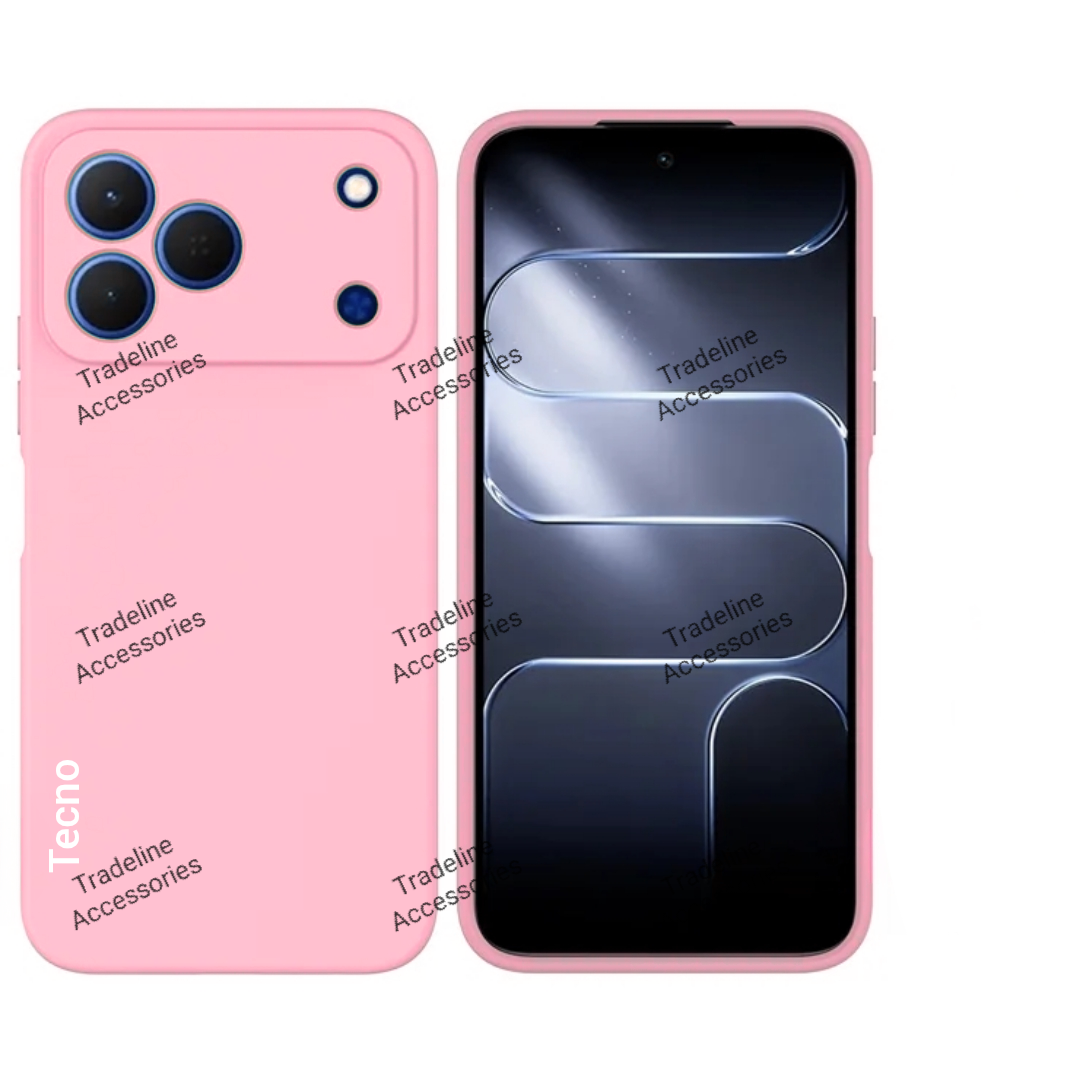 Tecno Spark 40,Spark 50 4G Original Liquid silicone Phone Case/Cover available in Black,Blue ,Light Purple(Lilac) & Pink