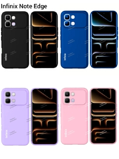 Infinix Note 60/60 Pro,Note Edge,Note 50 4G/Infinix Note 50 Pro 4G/5G , Note 50s ,Note 50 Pro+(plus)Original Liquid Silicone Phone Case/Cover available in Black, Blue, Light Purple (lilac) & Pink