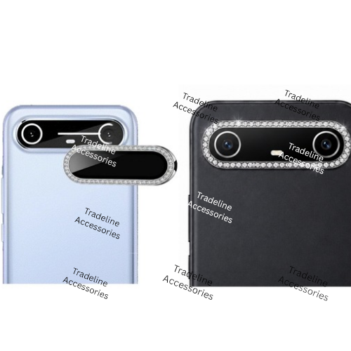 Tecno Spark 50,Spark 40 ,Spark Slim Metal ring  Camera lens protector available in black, silver and shiny diamond/Glitters