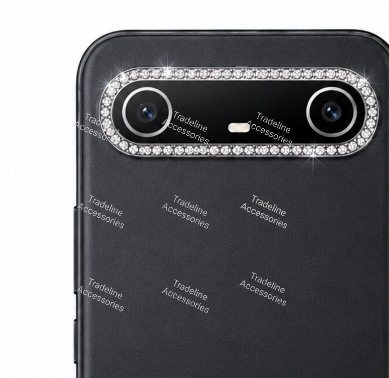 Tecno Spark 50,Spark 40 ,Spark Slim Metal ring  Camera lens protector available in black, silver and shiny diamond/Glitters