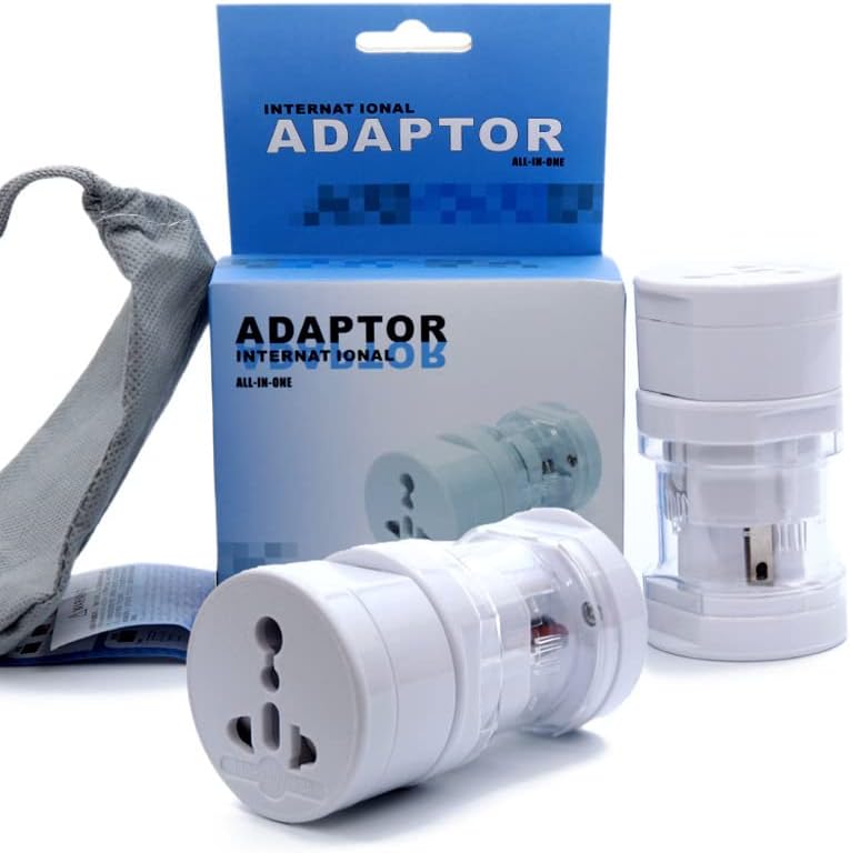 3 Pcs set 250V 13A Universal White Travel Adapter Plug to USA Europe Asia UK Australia Middle East Valid for over 160 Countries - International Adapter Plug