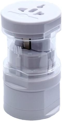 3 Pcs set 250V 13A Universal White Travel Adapter Plug to USA Europe Asia UK Australia Middle East Valid for over 160 Countries - International Adapter Plug