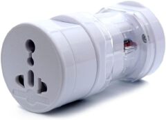 3 Pcs set 250V 13A Universal White Travel Adapter Plug to USA Europe Asia UK Australia Middle East Valid for over 160 Countries - International Adapter Plug