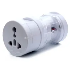 3 Pcs set 250V 13A Universal White Travel Adapter Plug to USA Europe Asia UK Australia Middle East Valid for over 160 Countries - International Adapter Plug