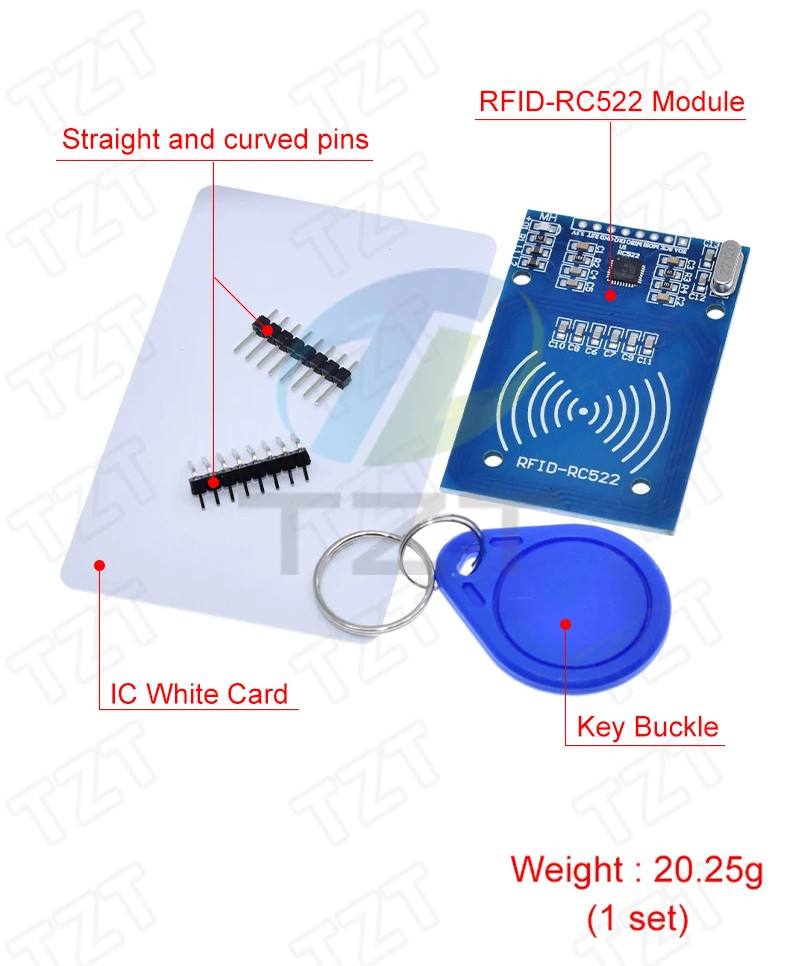 MFRC-522 RC-522 RC522 Antenna RFID IC Wireless Module For Arduino IC KEY SPI Writer Reader IC Card Proximity Module
