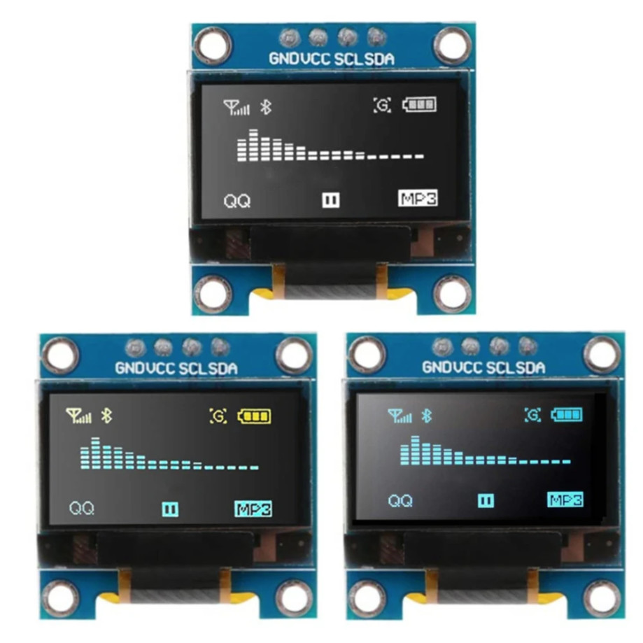 0.96 inch oled IIC Serial White OLED Display Module 128X64 I2C SSD1306 12864 LCD Screen Board For Arduino White