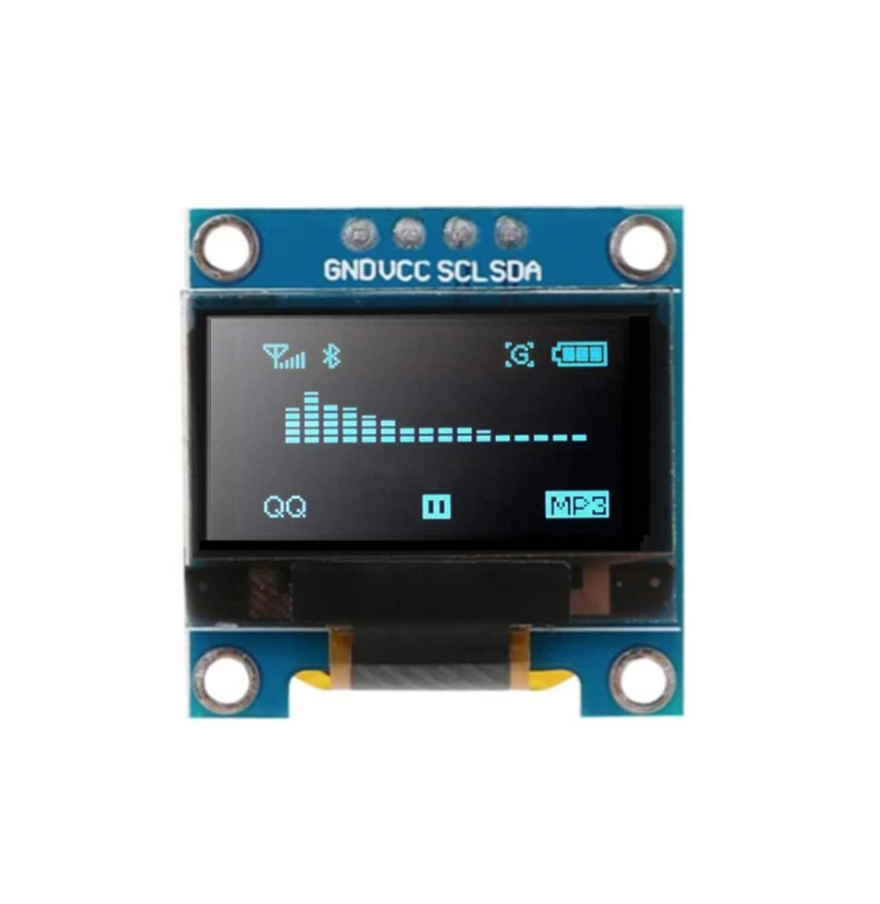 0.96 inch oled IIC Serial White OLED Display Module 128X64 I2C SSD1306 12864 LCD Screen Board For Arduino White