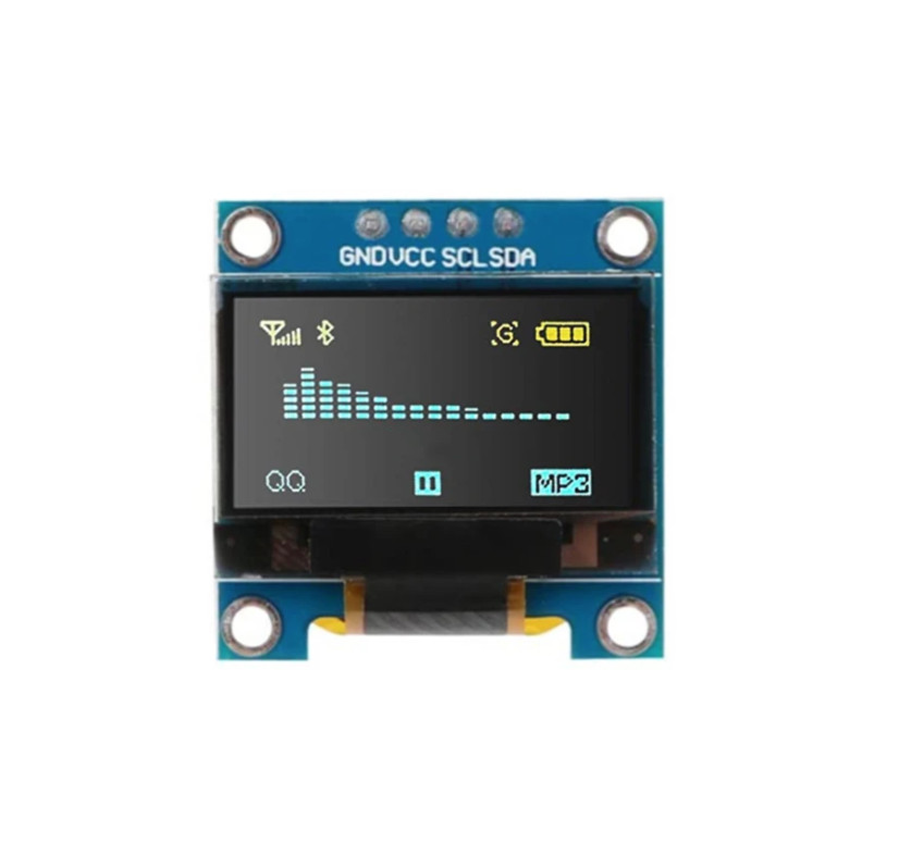 0.96 inch oled IIC Serial White OLED Display Module 128X64 I2C SSD1306 12864 LCD Screen Board For Arduino White