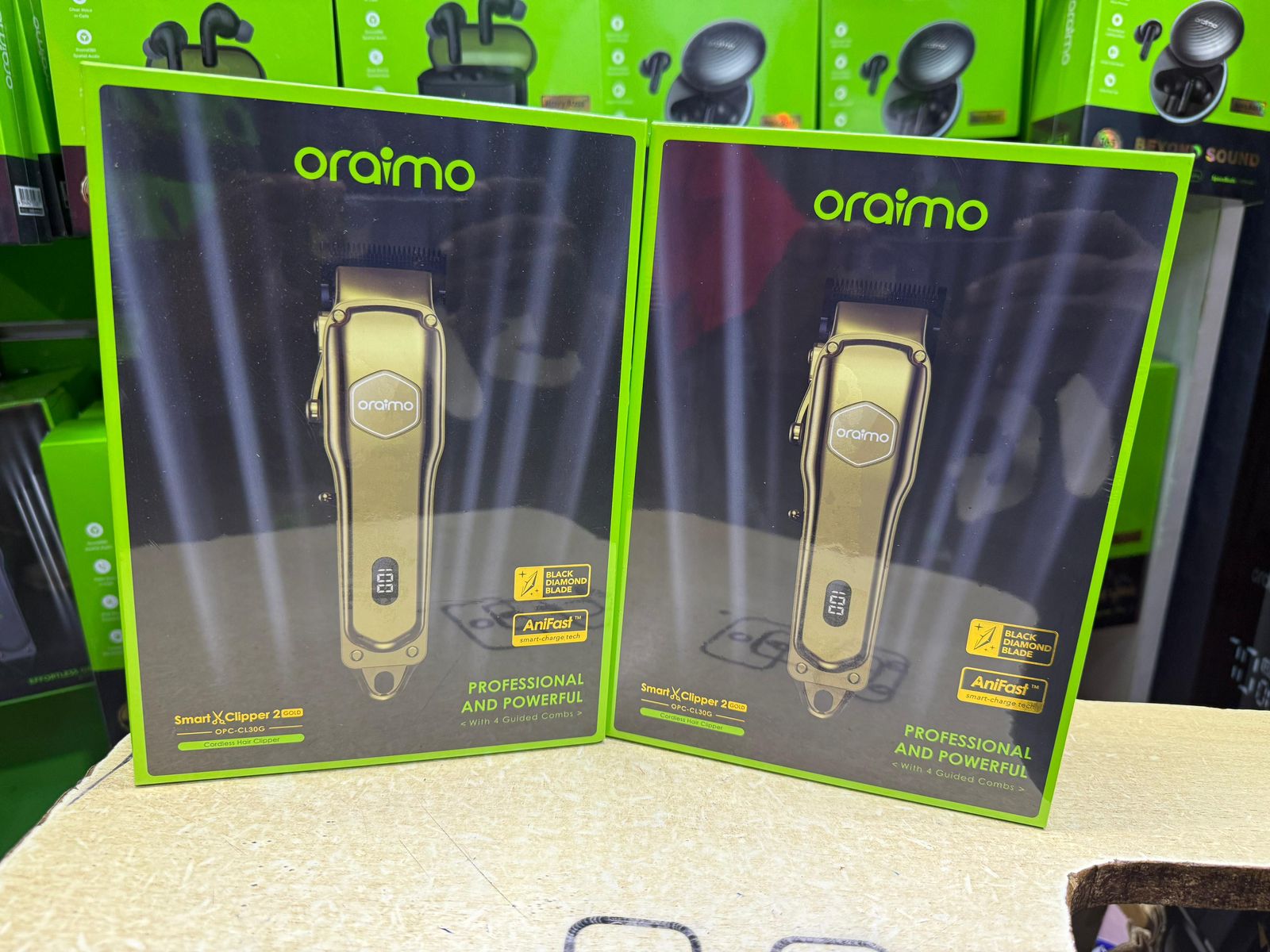 Oraimo Smart XClipper 2 Gold – Professional & Powerful ✂️🔥