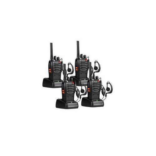 Baofeng BF-888S Upto 5km Portable Radio Calls Walkie Talkies-4 Pieces With EARPHONES