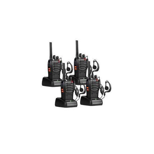Baofeng BF-888S Upto 5km Portable Radio Calls Walkie Talkies-4 Pieces With EARPHONES