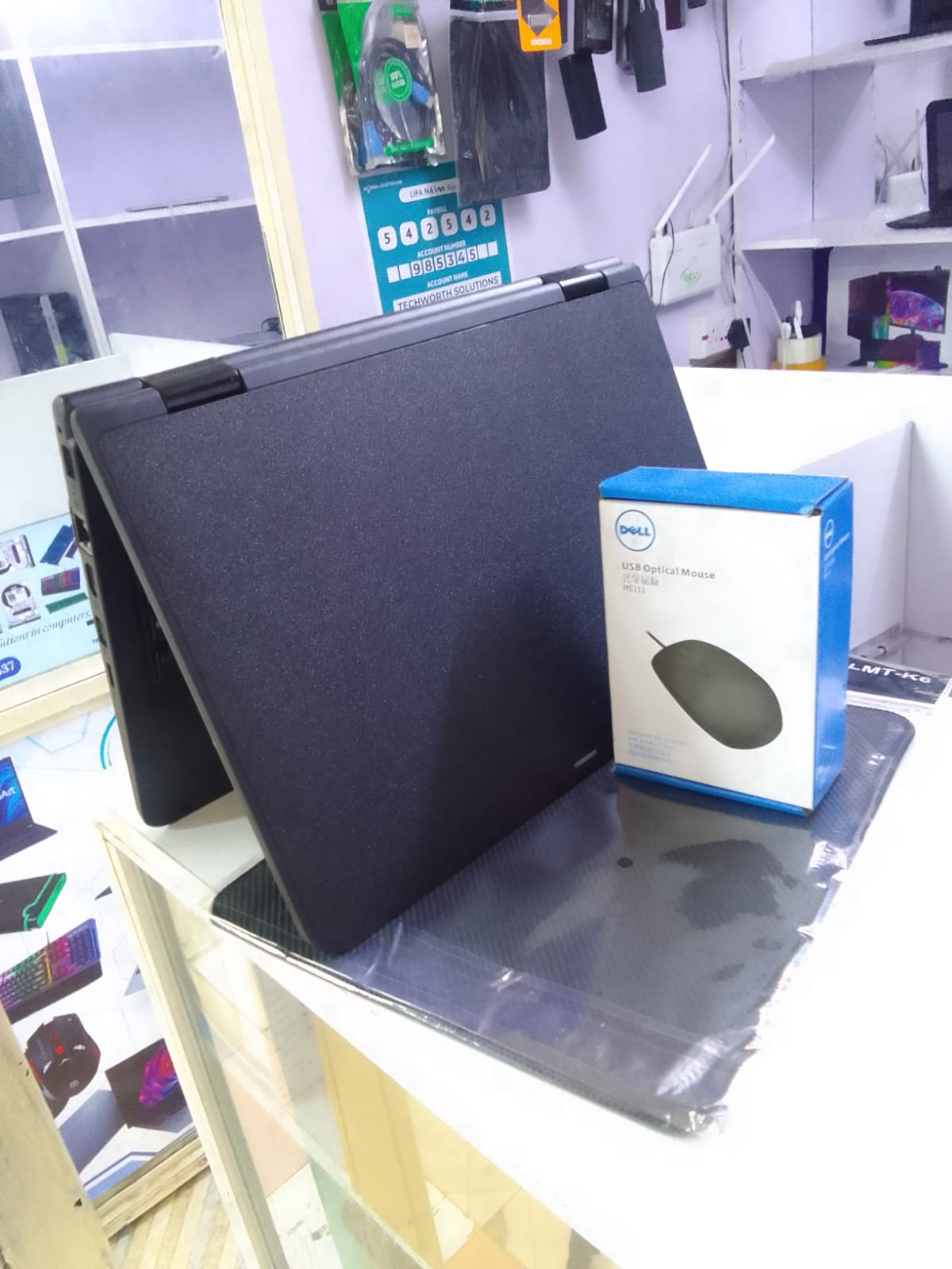 Lenovo ThinkPad 11e Refurbished Laptop | Intel Celeron | 4GB RAM | 128GB SSD | X360 Touchscreen  with free installation of Windows 10 Pro, Offices  and word ,,,,FREE wireless mouse and free mouse Pad