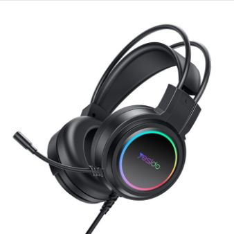 Yesido EK05 RGB VR Gaming Headset – Wired Stereo Gaming Headphones with Noise Great Reduction Mic & LED Lighting for PC, PS4 & Laptop