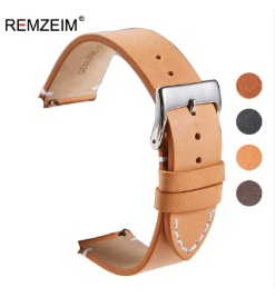 Premium 49mm Leather Watch Strap for Smartwatch, Universal Replacement Wrist Band, Adjustable Buckle Watch Band, Business Casual Leather Strap, Brown